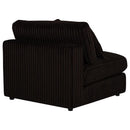 Blaine Upholstered Armless Chair Chocolate - Home & Sleep Outlet