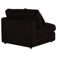 Blaine Upholstered Armless Chair Chocolate - Home & Sleep Outlet