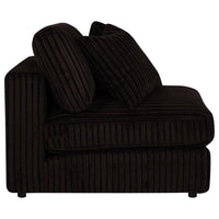 Blaine Upholstered Armless Chair Chocolate - Home & Sleep Outlet