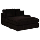 Blaine Upholstered Reversible Chaise Sectional Sofa Chocolate - Home & Sleep Outlet