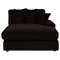 Blaine Upholstered Reversible Chaise Sectional Sofa Chocolate - Home & Sleep Outlet