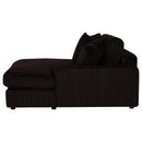 Blaine Upholstered Reversible Chaise Sectional Sofa Chocolate - Home & Sleep Outlet
