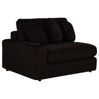 Blaine Upholstered Reversible Chaise Sectional Sofa Chocolate - Home & Sleep Outlet