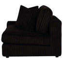 Blaine Upholstered Reversible Chaise Sectional Sofa Chocolate - Home & Sleep Outlet