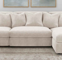 Blaine Upholstered Armless Chair Sand - Home & Sleep Outlet
