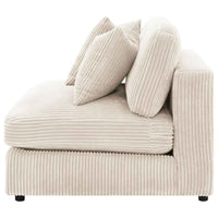 Blaine Upholstered Armless Chair Sand - Home & Sleep Outlet