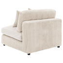 Blaine Upholstered Armless Chair Sand - Home & Sleep Outlet