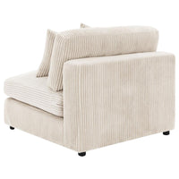 Blaine Upholstered Armless Chair Sand - Home & Sleep Outlet