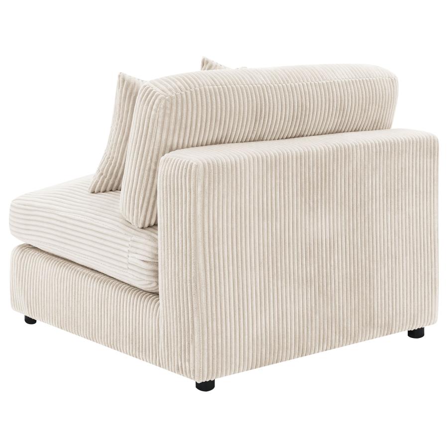 Blaine Upholstered Armless Chair Sand - Home & Sleep Outlet
