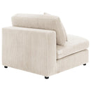 Blaine Upholstered Armless Chair Sand - Home & Sleep Outlet