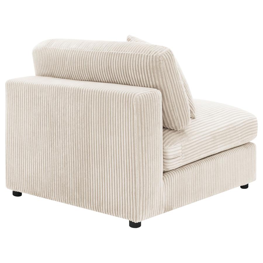 Blaine Upholstered Armless Chair Sand - Home & Sleep Outlet