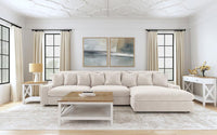 Blaine Upholstered Armless Chair Sand - Home & Sleep Outlet