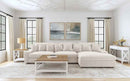 Blaine Upholstered Reversible Chaise Sectional Sofa Sand - Home & Sleep Outlet