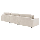 Blaine Upholstered Reversible Chaise Sectional Sofa Sand - Home & Sleep Outlet