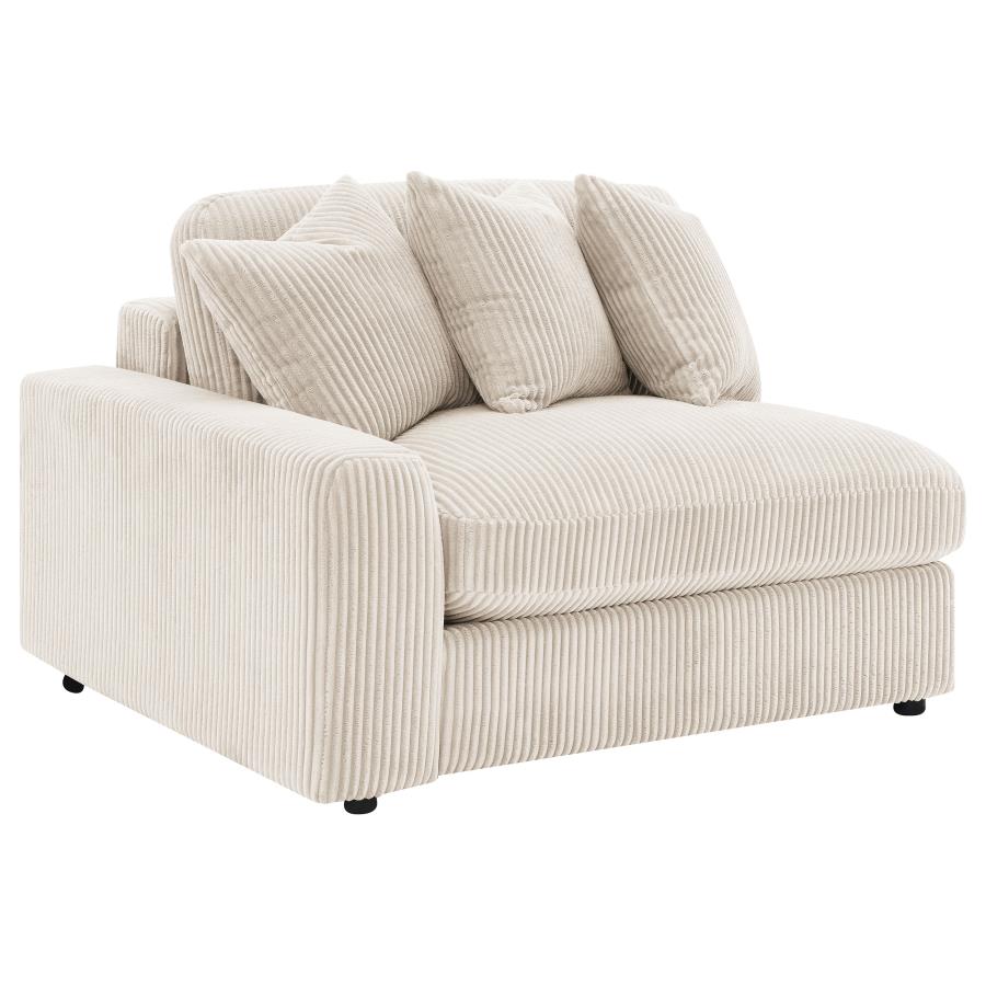 Blaine Upholstered Reversible Chaise Sectional Sofa Sand - Home & Sleep Outlet