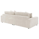 Blaine Upholstered Reversible Chaise Sectional Sofa Sand - Home & Sleep Outlet
