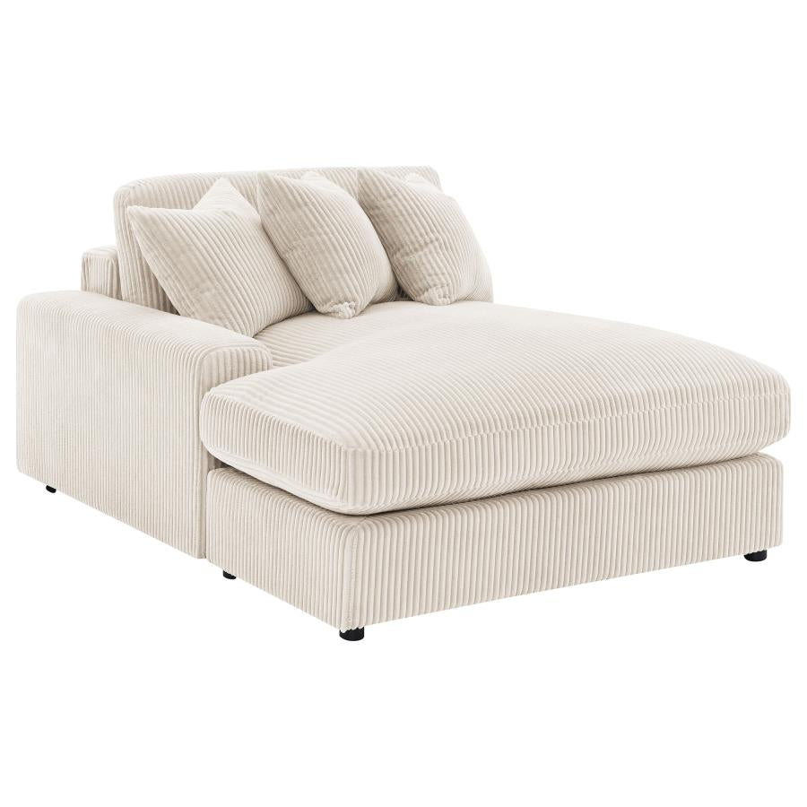 Blaine Upholstered Reversible Chaise Sectional Sofa Sand - Home & Sleep Outlet
