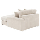 Blaine Upholstered Reversible Chaise Sectional Sofa Sand - Home & Sleep Outlet