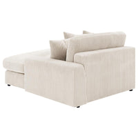 Blaine Upholstered Reversible Chaise Sectional Sofa Sand - Home & Sleep Outlet