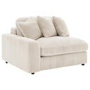 Blaine Upholstered Reversible Chaise Sectional Sofa Sand - Home & Sleep Outlet