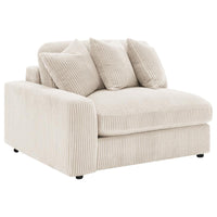 Blaine Upholstered Reversible Chaise Sectional Sofa Sand - Home & Sleep Outlet