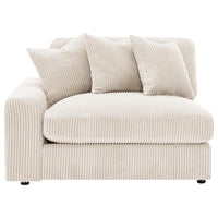 Blaine Upholstered Reversible Chaise Sectional Sofa Sand - Home & Sleep Outlet