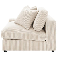 Blaine Upholstered Reversible Chaise Sectional Sofa Sand - Home & Sleep Outlet