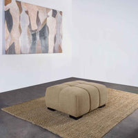 Octavia Upholstered Rectangular Ottoman Camel