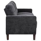 Home & Sleep Outlet - Bowen II 2-piece Upholstered Track Arm Sofa Set Steel Grey