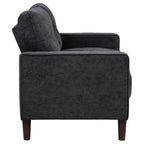 Home & Sleep Outlet - Bowen II 2-piece Upholstered Track Arm Sofa Set Steel Grey