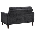 Home & Sleep Outlet - Bowen II 3-piece Upholstered Track Arm Sofa Set Steel Grey