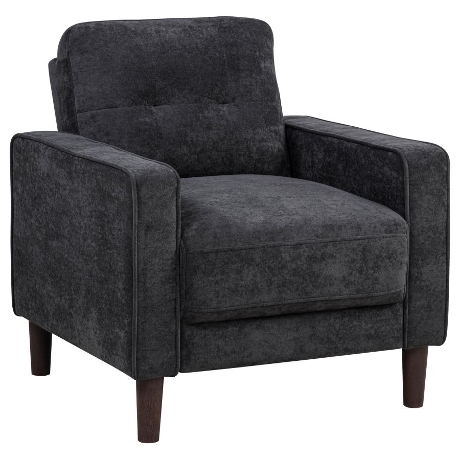 Home & Sleep Outlet - Bowen II 3-piece Upholstered Track Arm Sofa Set Steel Grey
