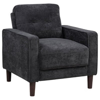 Bowen II 3-piece Upholstered Track Arm Sofa Set Steel Grey
