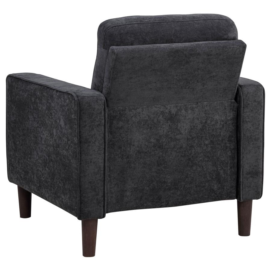 Home & Sleep Outlet - Bowen II 3-piece Upholstered Track Arm Sofa Set Steel Grey