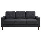 Home & Sleep Outlet - Bowen II Fabric Upholstered Track Arm Sofa Steel Grey
