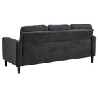 Home & Sleep Outlet - Bowen II Fabric Upholstered Track Arm Sofa Steel Grey