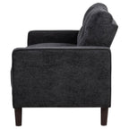 Home & Sleep Outlet - Bowen II Fabric Upholstered Track Arm Loveseat Steel Grey