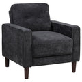 Home & Sleep Outlet - Bowen II Fabric Upholstered Track Arm Chair Steel Grey