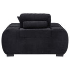Home & Sleep Outlet - Octavia Upholstered Track Arm Accent Chair Black