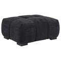 Home & Sleep Outlet - Octavia Upholstered Rectangular Ottoman Black