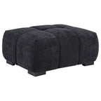 Home & Sleep Outlet - Octavia Upholstered Rectangular Ottoman Black