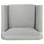 Home & Sleep Outlet - Vaughn Fabric Upholstered Flared Arm Accent Chair Grey