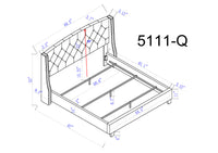 EVA 5111BK-K (2-Piece Bed Set)