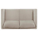 Islington 3-piece Upholstered Panel Arm Sofa Set Taupe
