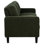 Home & Sleep Outlet - Ruth 3-piece Fabric Upholstered Track Arm Sofa Matcha Green