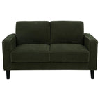 Home & Sleep Outlet - Ruth 3-piece Fabric Upholstered Track Arm Sofa Matcha Green