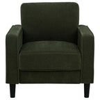 Home & Sleep Outlet - Ruth 3-piece Fabric Upholstered Track Arm Sofa Matcha Green