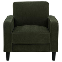 Ruth 3-piece Fabric Upholstered Track Arm Sofa Matcha Green