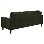 Home & Sleep Outlet - Ruth 77-inch Fabric Upholstered Track Arm Sofa Matcha Green