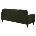 Home & Sleep Outlet - Ruth 77-inch Fabric Upholstered Track Arm Sofa Matcha Green